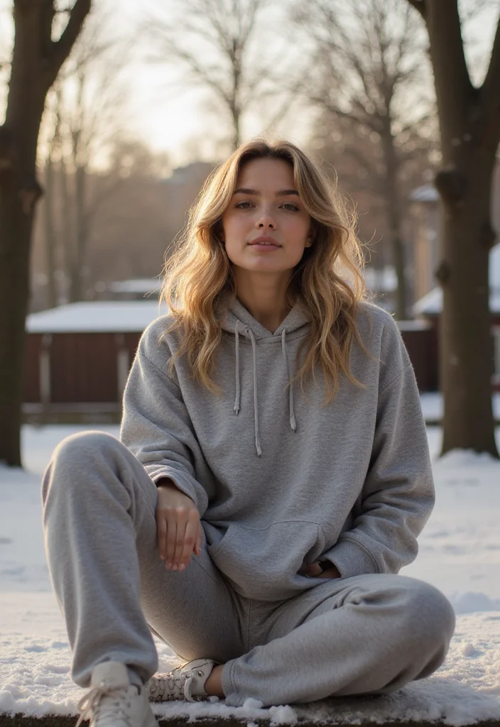 42 European Winter Outfits You'll Want to Copy This Season (Wait Until You See #12!) - 9. Casual Athleisure: Joggers and Stylish Hoodies
