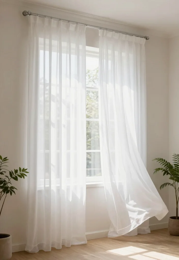 15 Effortless Swaps for a Stunning Spring Décor Refresh That'll Revive Your Home! - 5. Swap Out Heavy Curtains for Sheer Drapes 1
