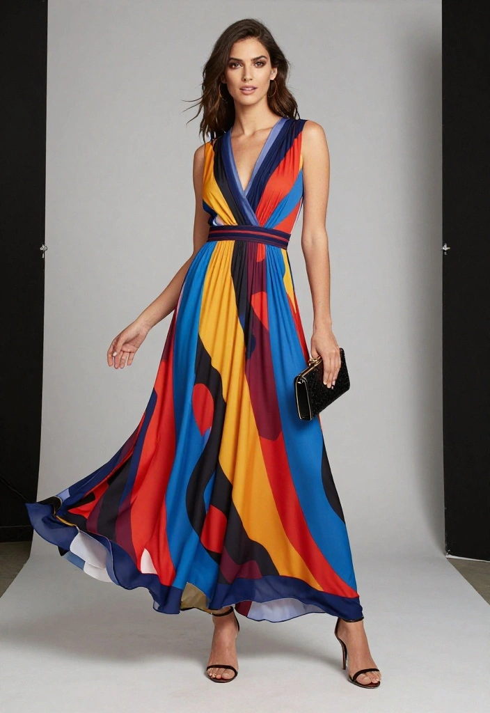 17 Show-Stopping Formal Elegant Outfit Ideas to Dazzle at Your Next Party! - 5. Statement Maxi Dress 1