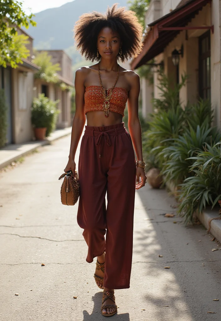 18 African Bohemian Looks That Will Transform Your Street Style Game! - 5. Artistic Footwear 1