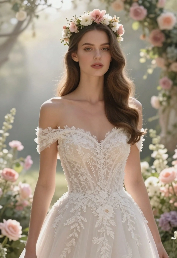 20 Breathtaking Straight Hair Looks Perfect for Brides! - 2. Straight and Chic with Soft Waves 1