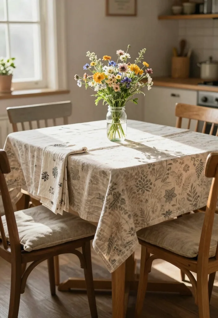 20 Charming Country Kitchen Touches You Never Knew You Needed! - 10. Cozy Textiles 1