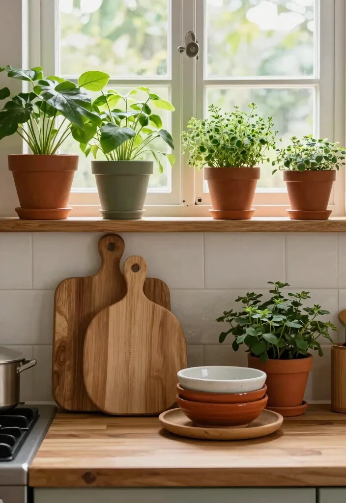 20 Charming Country Kitchen Touches You Never Knew You Needed! - 12. Nature-Inspired Decor 1