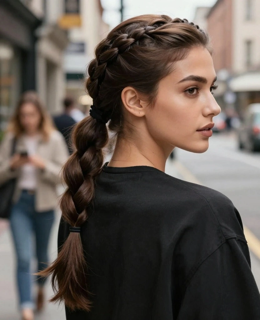 20 Stunning Braids That Will Turn Heads! (#20 Will Leave You Speechless!) - 12. Braided Ponytail: Casual Yet Chic 1