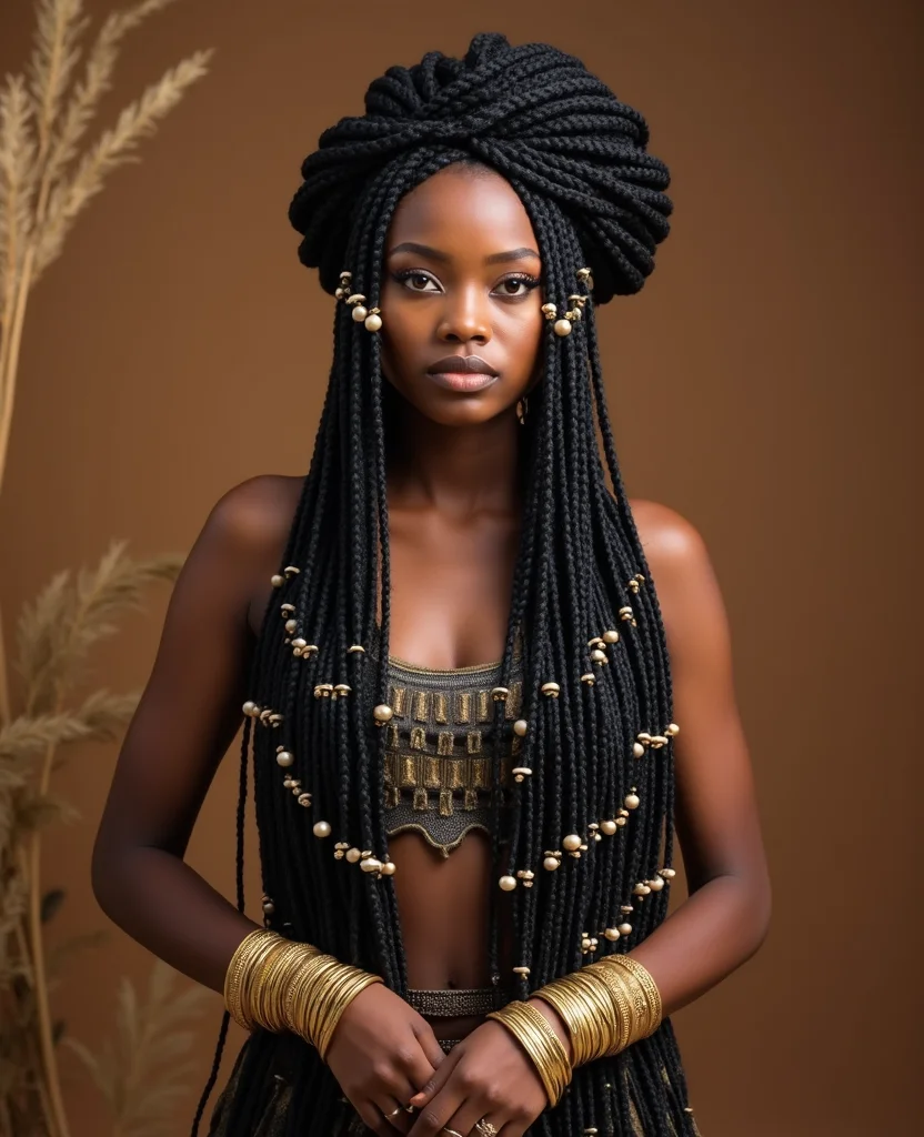 20 Stunning Braids That Will Turn Heads! (#20 Will Leave You Speechless!) - 6. Fulani Queen Energy 1