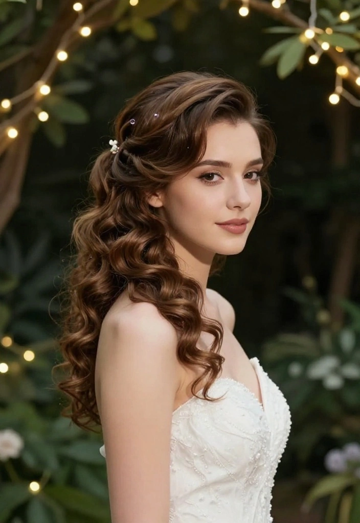 25 Stunning Bride Hair Ideas That Will Leave Everyone Speechless (Wait Until You See #18!) - 11. Side-Swept Elegance 1