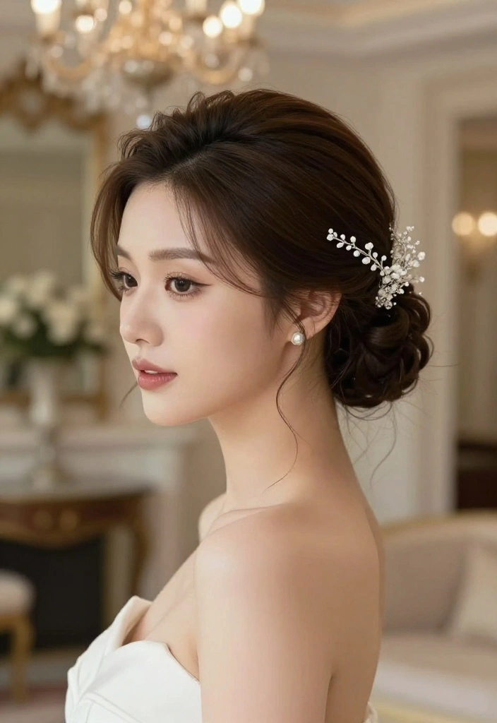 25 Stunning Bride Hair Ideas That Will Leave Everyone Speechless (Wait Until You See #18!) - 23. Sophisticated Twist 1