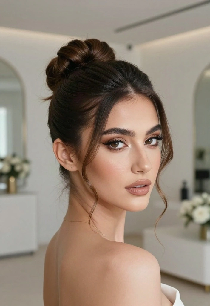 25 Stunning Bride Hair Ideas That Will Leave Everyone Speechless (Wait Until You See #18!) - 7. Modern Buns 1