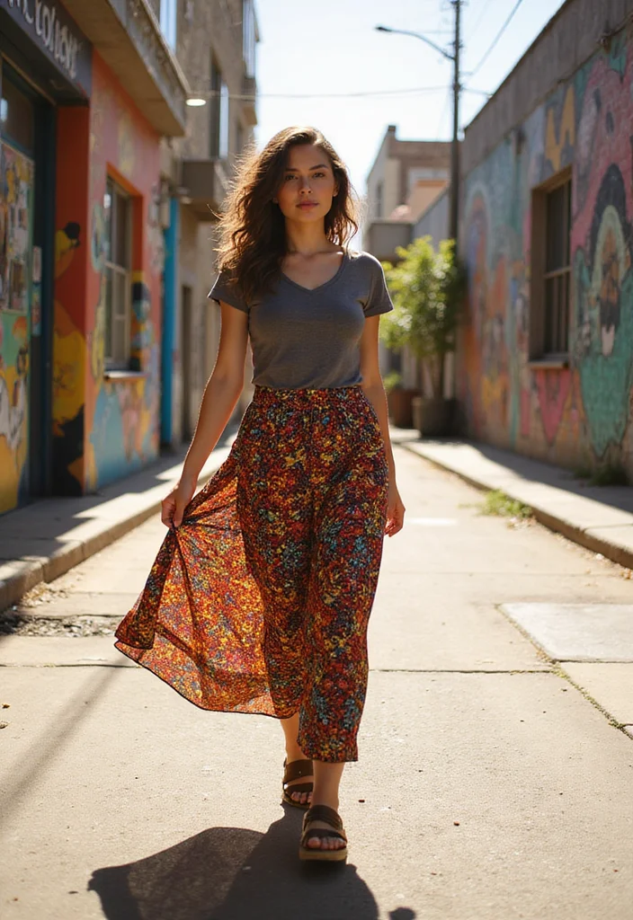 Curate Your Perfect Seasonal Capsule Wardrobe: 14 Days of Style in a Carry-On! - Day 14: Artistic Flair 1