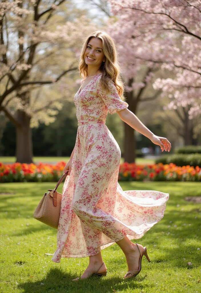 12 New Femininity Looks You’ll See Everywhere in Spring Summer! - 3. Maxi Dresses Make a Statement 1