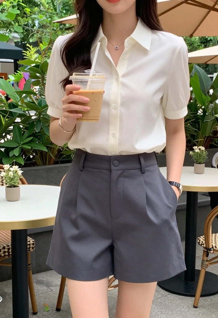 12 New Femininity Looks You’ll See Everywhere in Spring Summer! - 5. Chic Tailored Shorts 1
