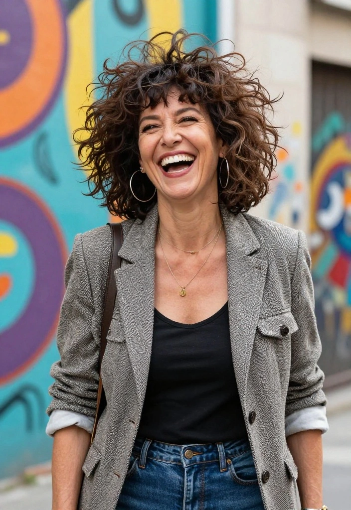 15 Chic Hairstyles for Women Over 55 That Will Make You Look 10 Years Younger! - 6. Modern Shag Cut 1