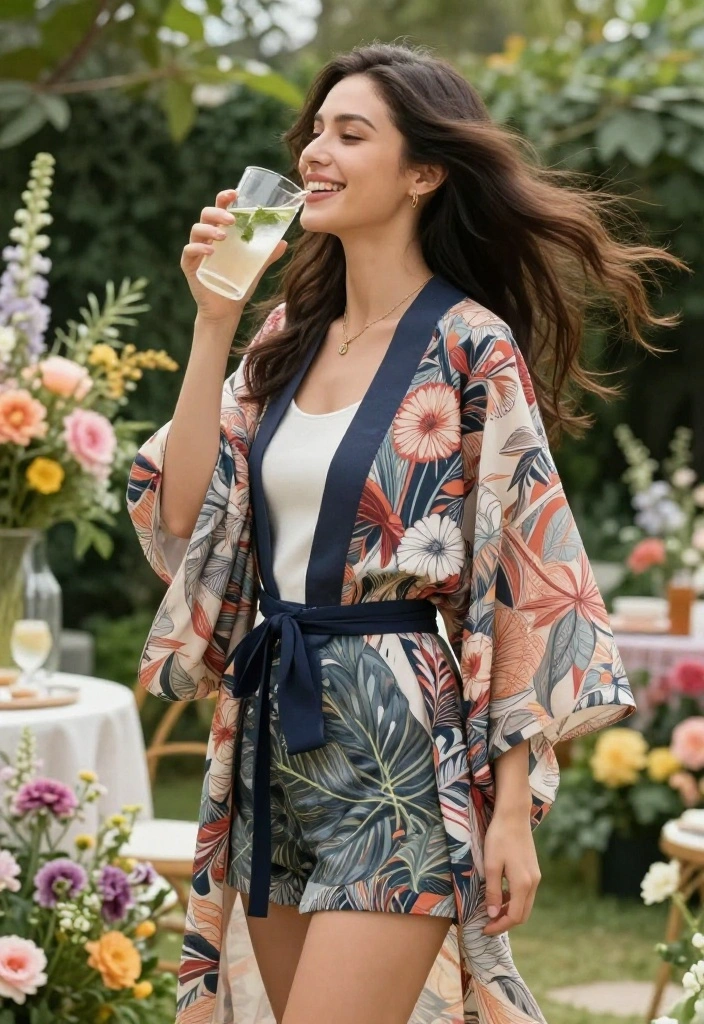 Unlock Your Style Potential: 18 Expressive Styles with Statement Sleeves You Need Now! - 12. Trendy Kimono Sleeves 1