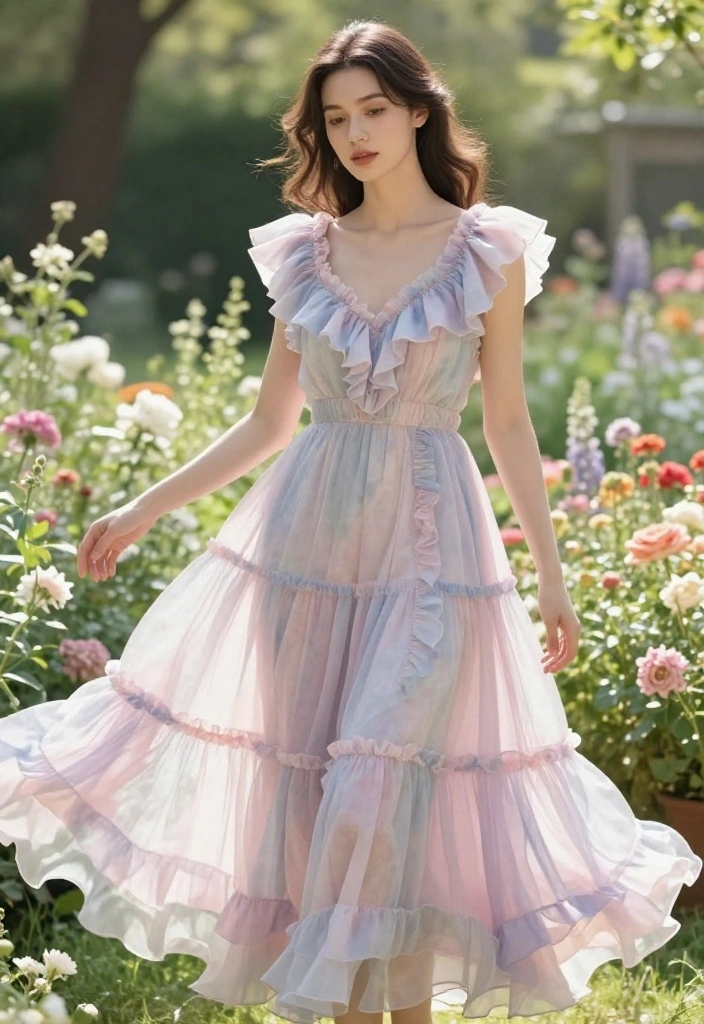 Unlock Your Style Potential: 18 Expressive Styles with Statement Sleeves You Need Now! - 4. Romantic Ruffled Sleeves 1
