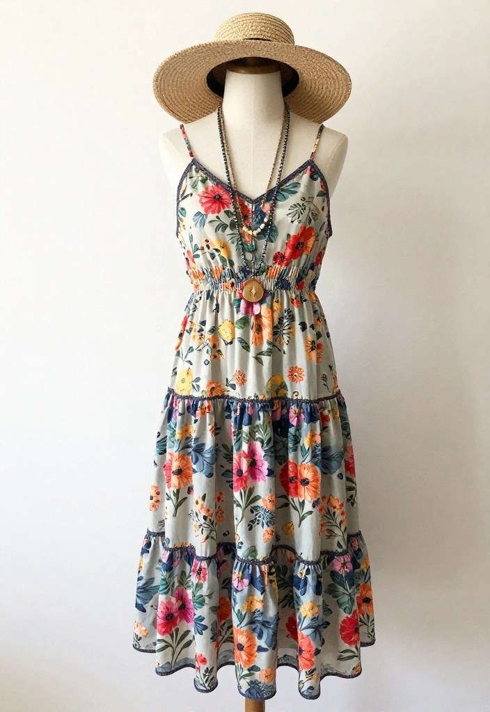 Unlock the Secret: 19 Soft Yet Bold Outfits for Your Spring Summer Wardrobe! - 14. Soft Bohemian Styles with Bold Prints 1