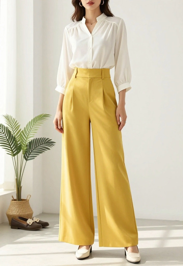 12 Spring Outfits That Feel Effortlessly Put Together - 5. Chic Trousers: Elevate the Everyday 1