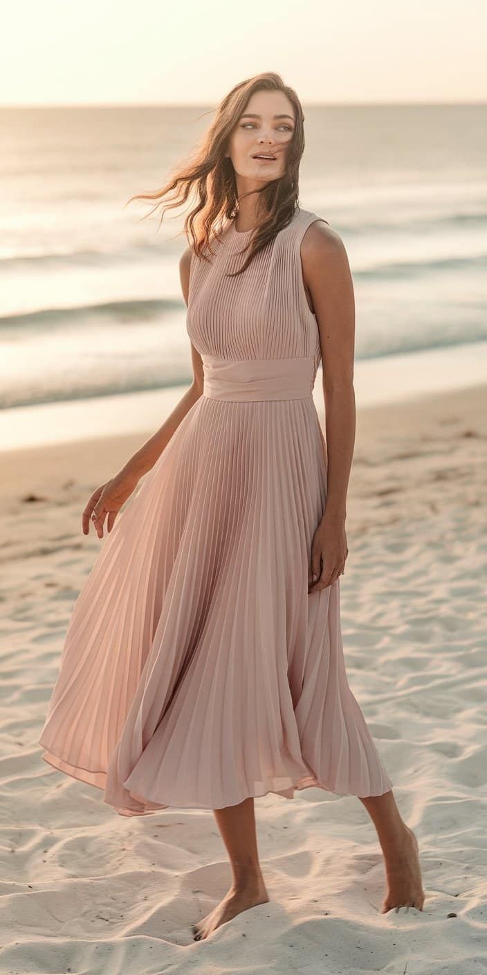 12 Stunning Beach Wedding Guest Dresses That Will Make You the Star of the Shore! - Ocean Breeze 1