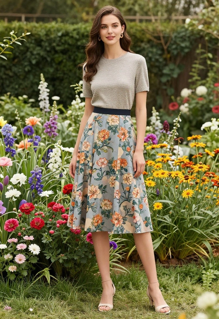 15 Fresh Spring Looks You’ll Want to Wear on Repeat - 9. Midi Skirts 1