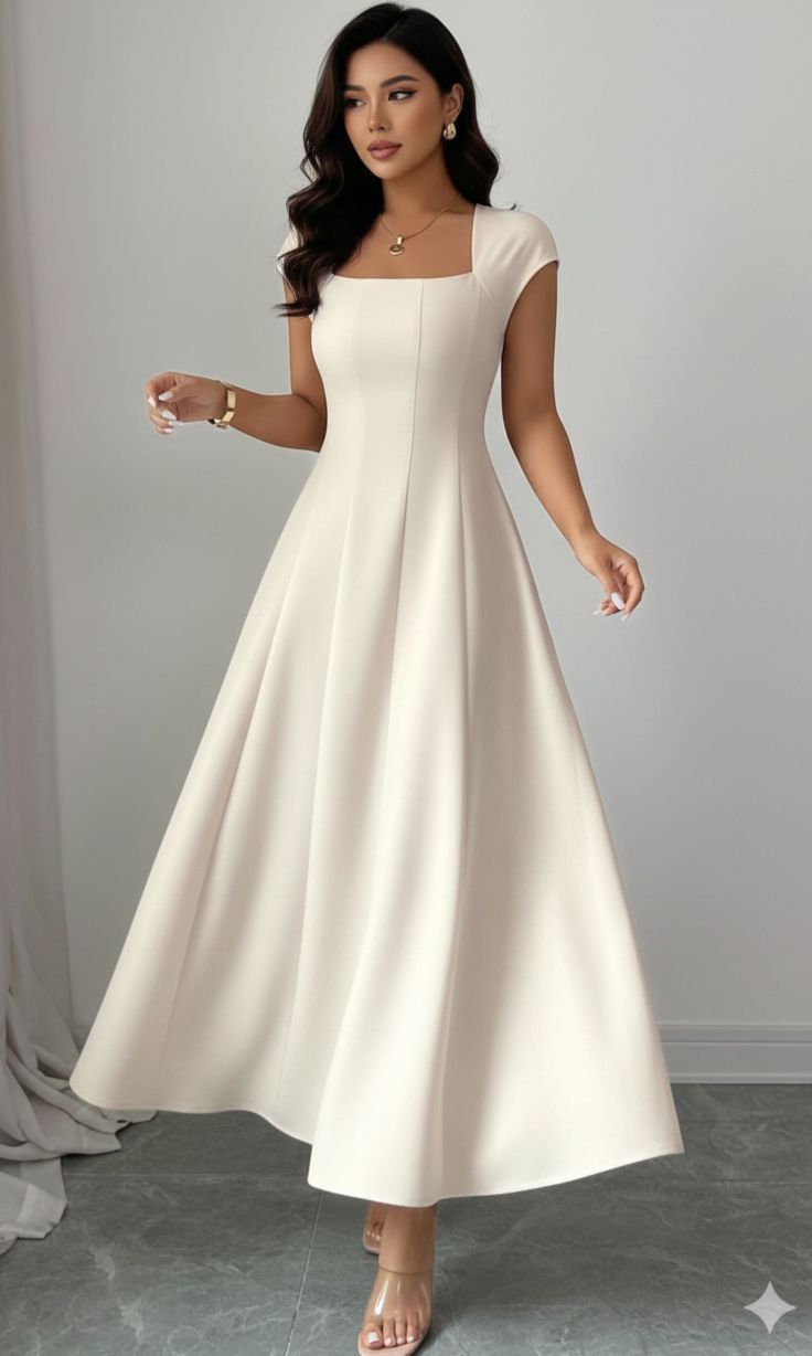20 Stunning Graduation Dresses That'll Make You the Star of Your Ceremony (You Won't Believe #7!) - 9. Elegant Off-Shoulder 1
