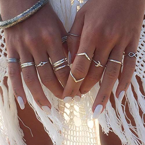 12 Stunning Knuckle Rings That'll Elevate Your Style Instantly (You Won't Believe #5!) - Boho-Chic Silver Rings 1