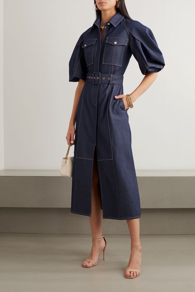 20 Denim Dresses That Will Elevate Your Summer Outfits (You Won't Believe #5!) - 11. The Elegant Maxi 1