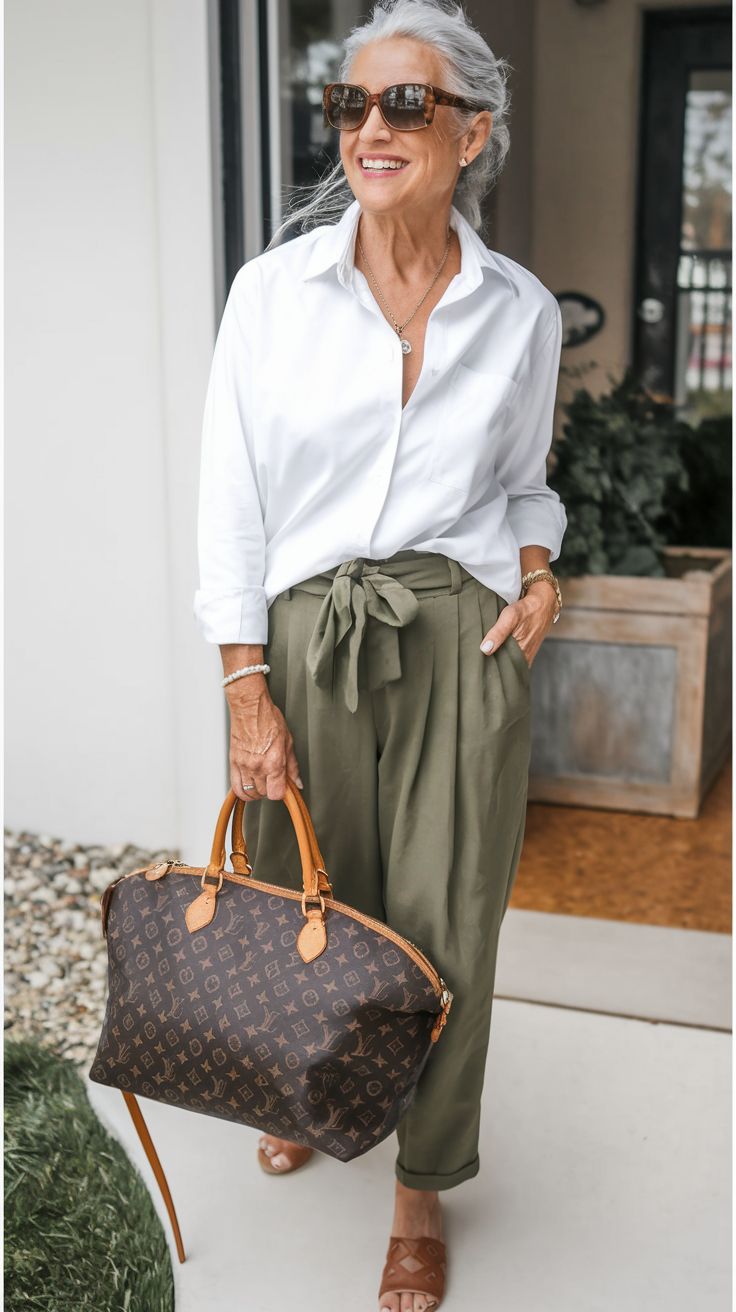 20 Fabulous Summer Outfits for Women Over 60 You Won't Want to Miss! - Feminine Flair with a Midi Dress 1