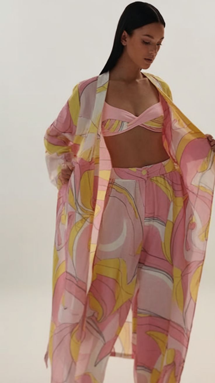 20 Pool Party Outfits That Will Make You the Star of the Bash (You Won't Believe #12!) - Retro Vibes: The Return of Bright Patterns 1