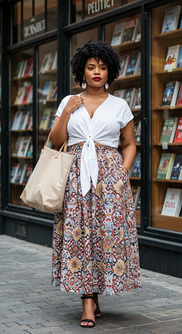 20 Stylish Plus Size Summer Looks That Embrace Body Positivity (You’ll Want Them All!) - Floral Prints for Days 1