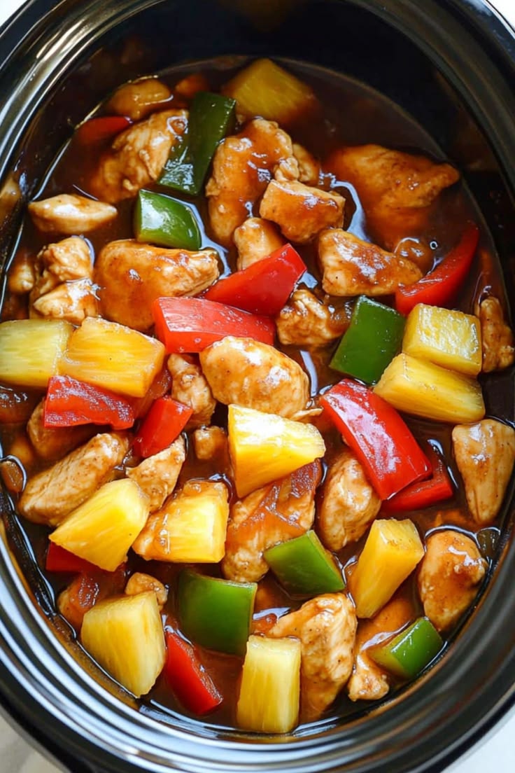 14 All-Day Crockpot Recipes That Will Make Dinner a Breeze (You Won't Believe #15!) - Sweet and Sour Chicken 1