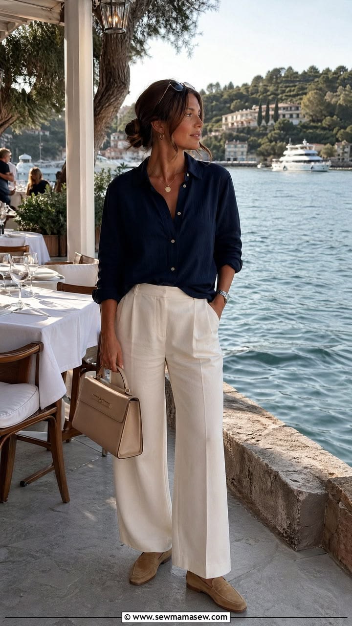 20 Chic Old Money Summer Outfits That Scream Luxury (Wait Until You See #11!) - 16. Effortless Weekend Vibes 1