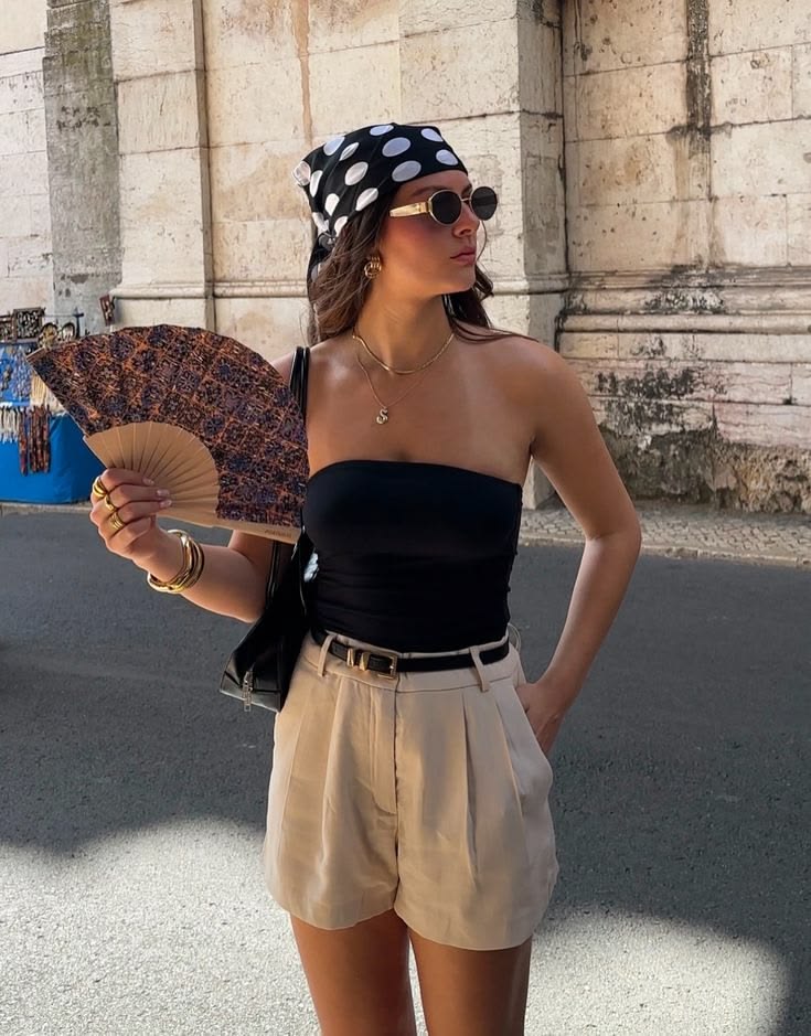 20 Effortlessly Chic Summer Outfit Ideas That Make Dressing Up a Breeze! - 4. Summer Sundress and Statement Accessories 1