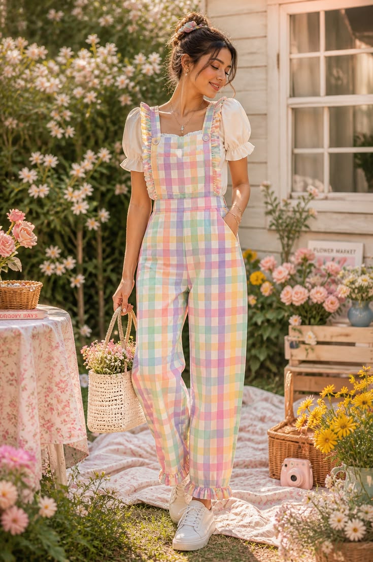 20 Pastel Summer Looks You'll Want to Copy (Trust Us, #5 Is a Must-Have!) - 4. The Perfect Picnic Outfit 1