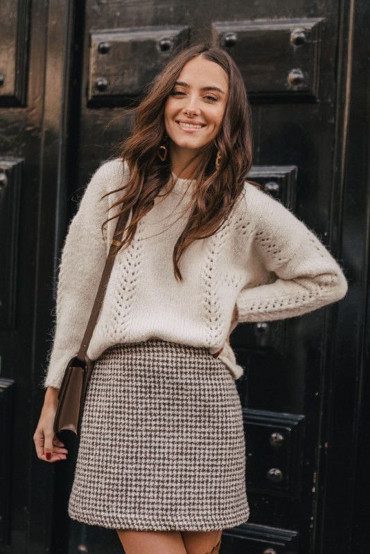 20 Stunning Fall Skirts to Elevate Your Autumn Wardrobe (You Won't Believe #5!) - Chunky Knits and Textures 1