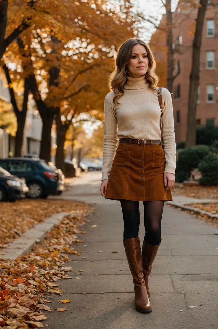 20 Stunning Fall Skirts to Elevate Your Autumn Wardrobe (You Won't Believe #5!) - Fall Flare Skirts 1