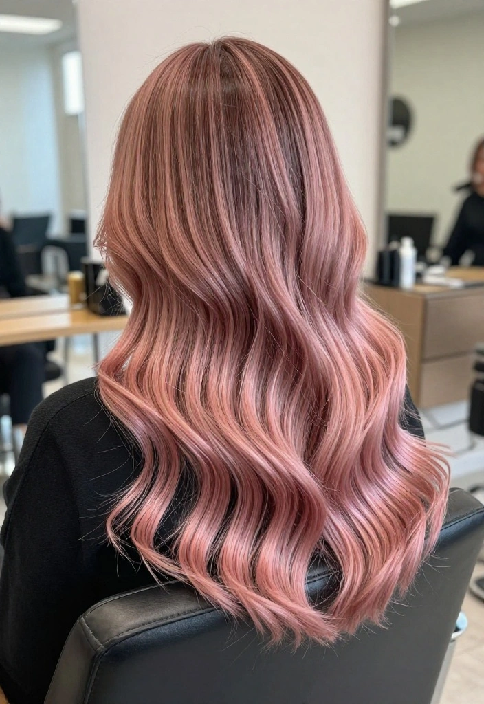 20 Stunning Hair Color Ideas for Brunettes That Will Transform Your Look! - 19. Dusty Rose Ombré 1
