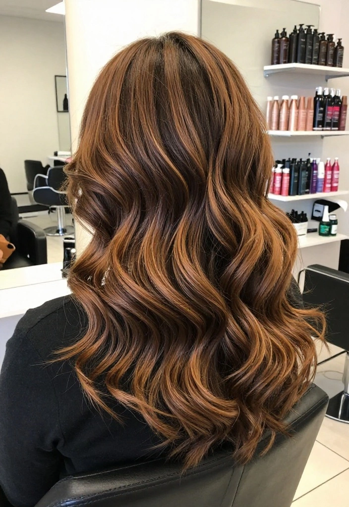 20 Stunning Hair Color Ideas for Brunettes That Will Transform Your Look! - 4. Warm Chestnut Highlights 1