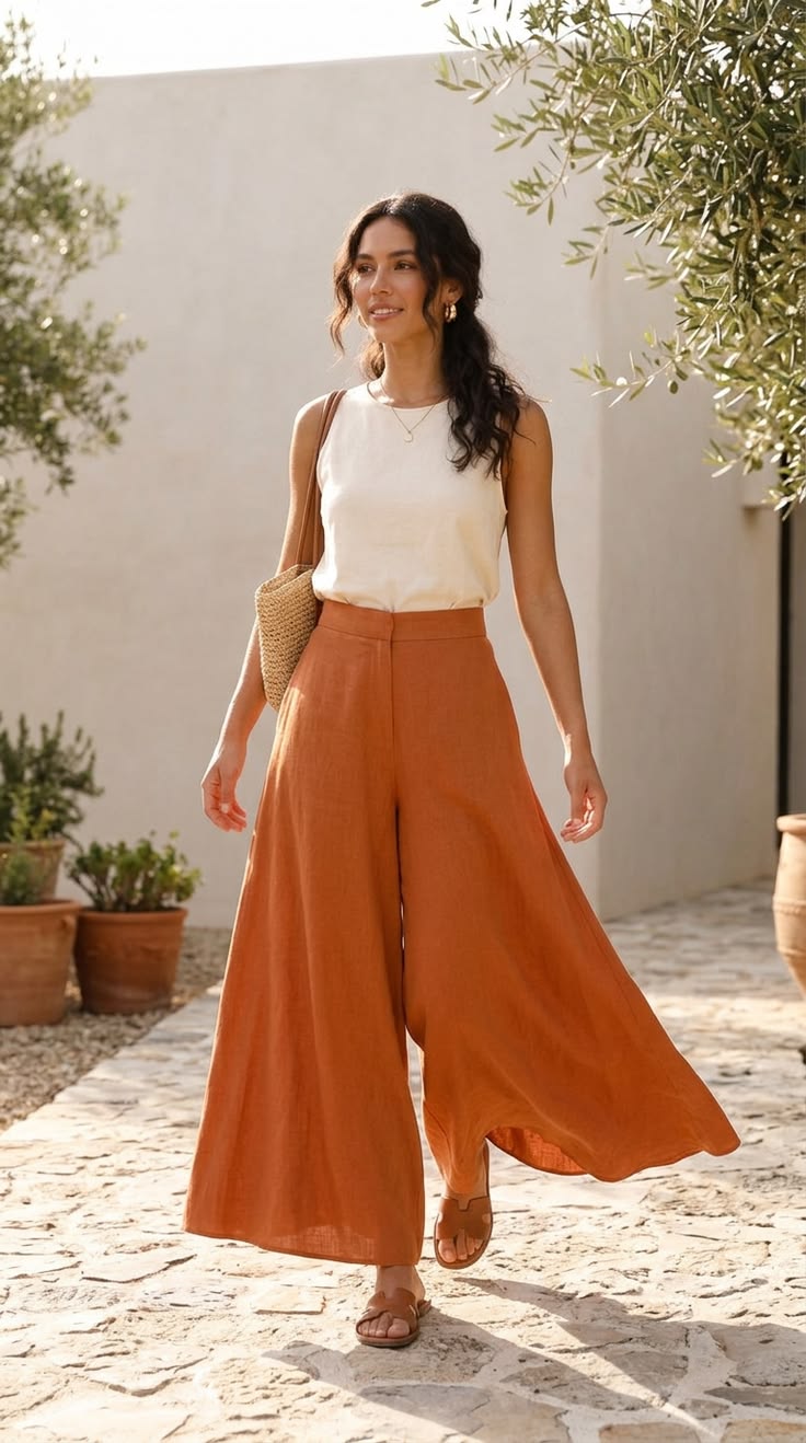 20 Wide-Leg Pants That Will Make You the Style Star This Summer! - Elevated Essentials: Everyday Chic 1