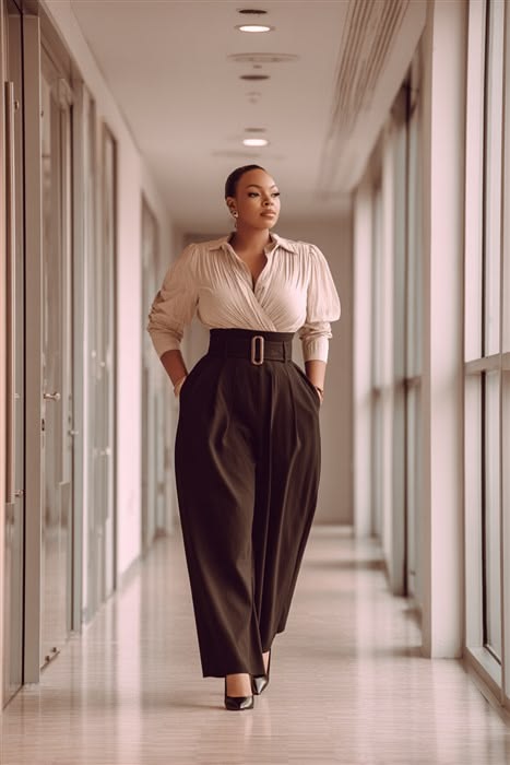 The Ultimate Business Attire Guide: 20 Outfits to Impress in the Office! - Effortlessly Chic: The Power Suit 1