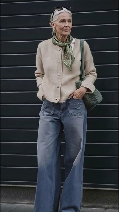 20 Chic Fall Looks for Women Over 50 That Will Turn Heads! - Casual Elegance with a Pop of Color 1