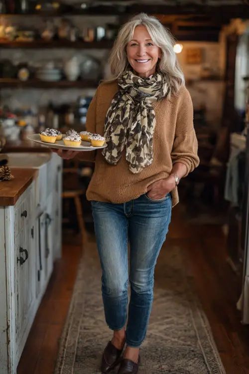 20 Chic Fall Looks for Women Over 50 That Will Turn Heads! - Sophisticated Neutrals 1