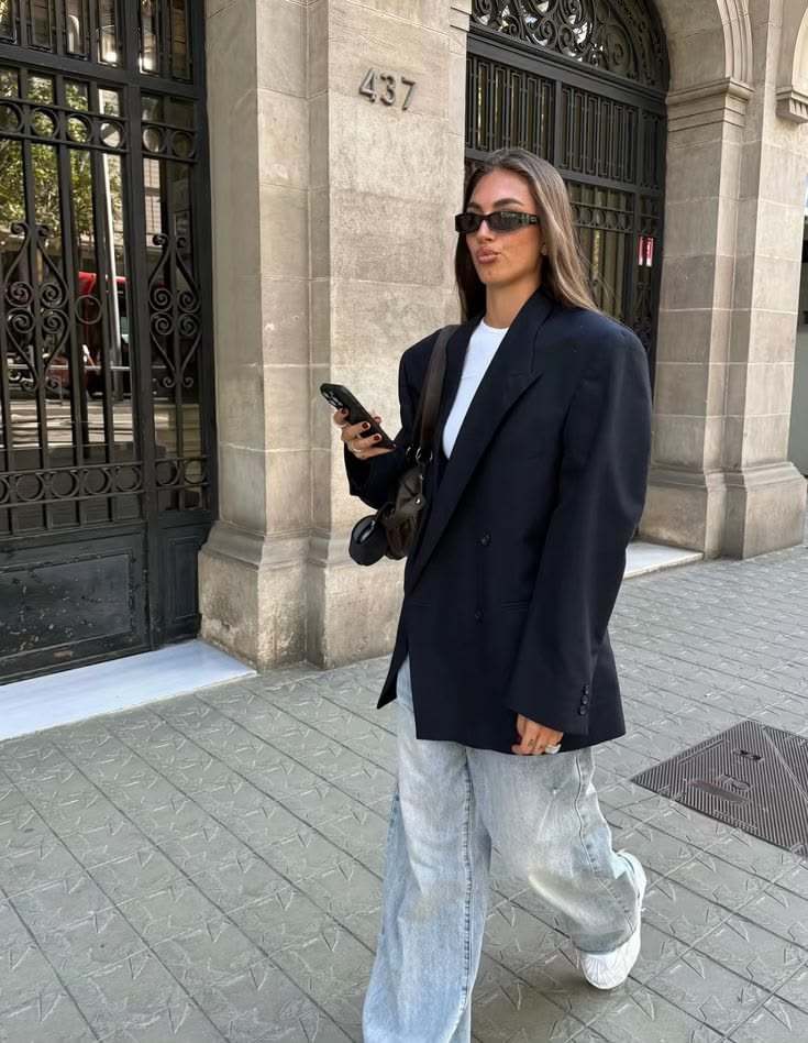 20 Fall Oversized Blazer Outfit Looks You'll Love - Casual Chic Vibes 1