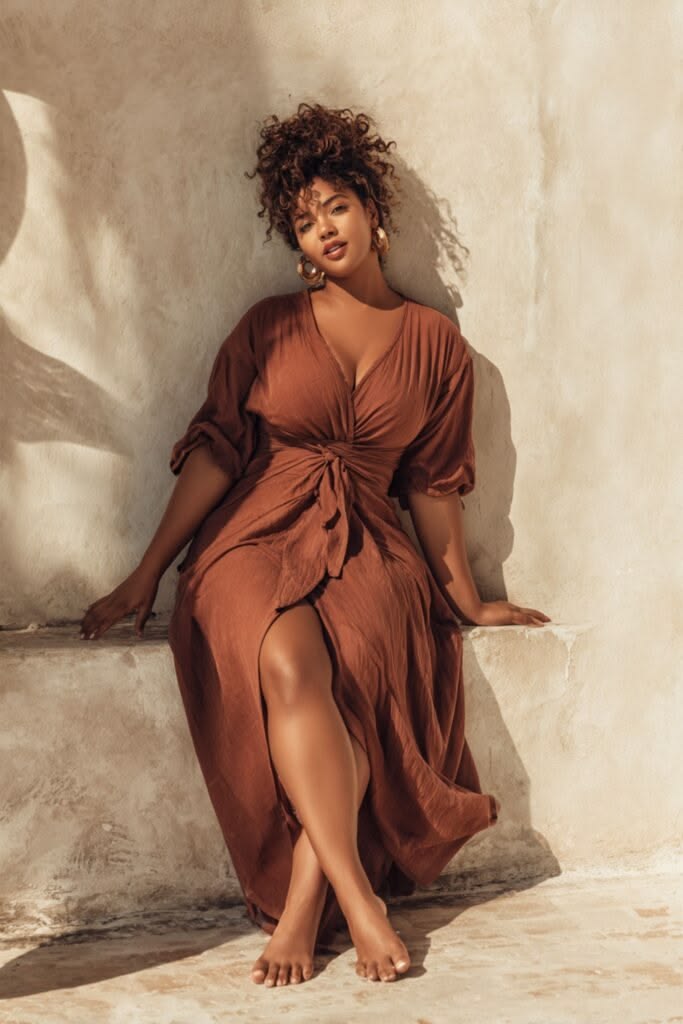 20 Flattering Summer Dresses for Curvy Women - Effortless Elegance 1