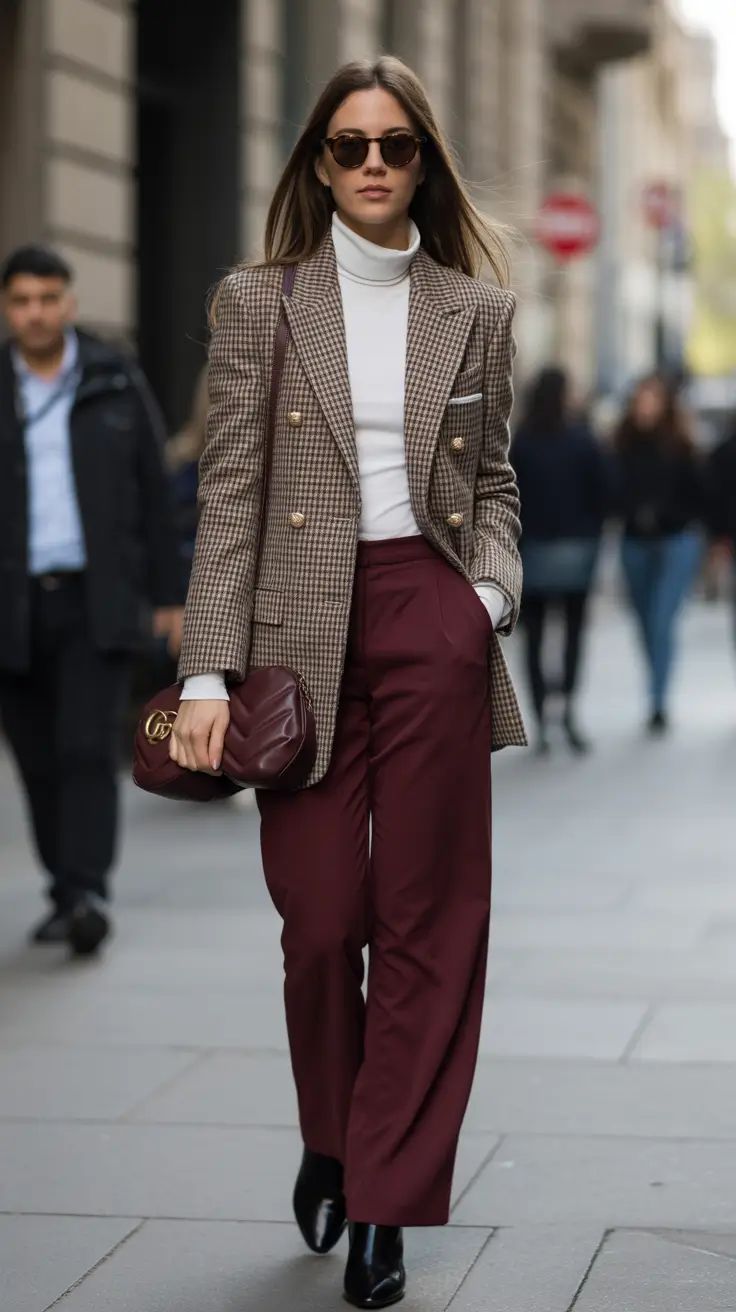 20 Office-Ready Fall Outfits That Will Turn Heads at Work! - Modern Classic with a Twist 1