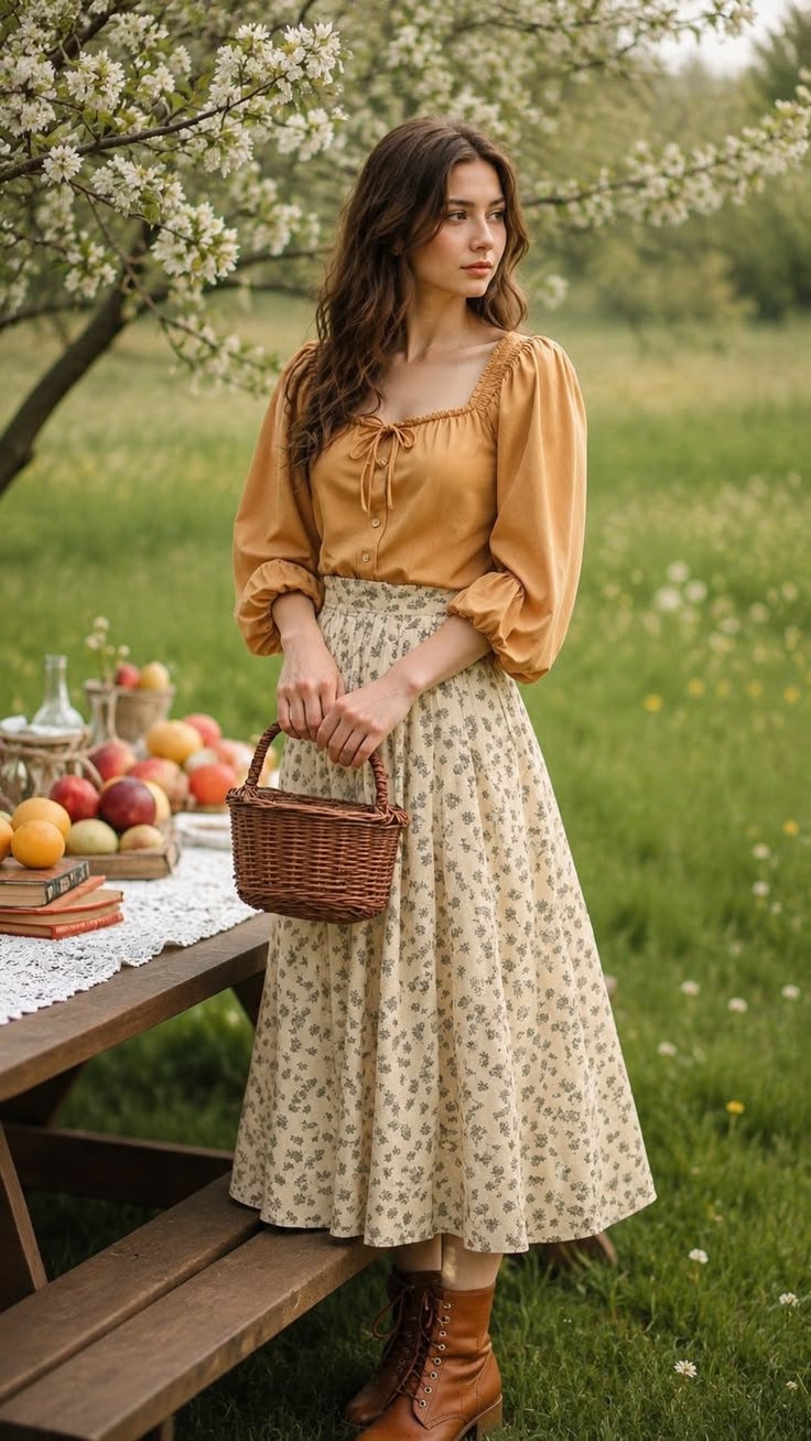 20 Stunning Apple Orchard Outfit Ideas That'll Make You the Star of Fall Pics! - Charming and Cozy: A Sweater Dress 1