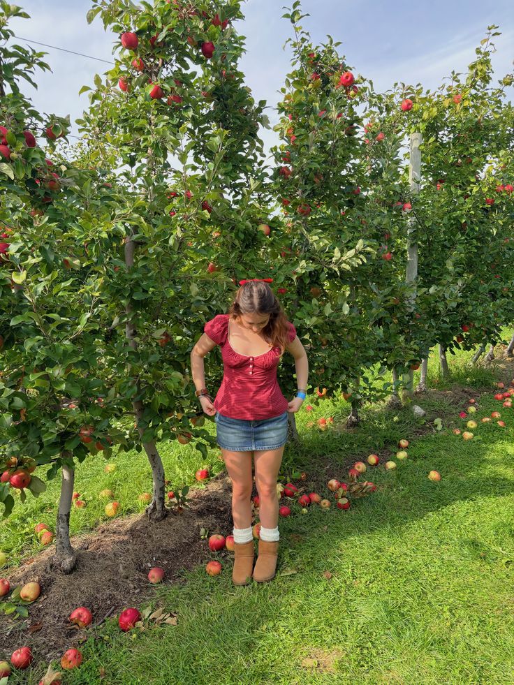20 Stunning Apple Orchard Outfit Ideas That'll Make You the Star of Fall Pics! - Elegant and Effortless: A Maxi Dress 1