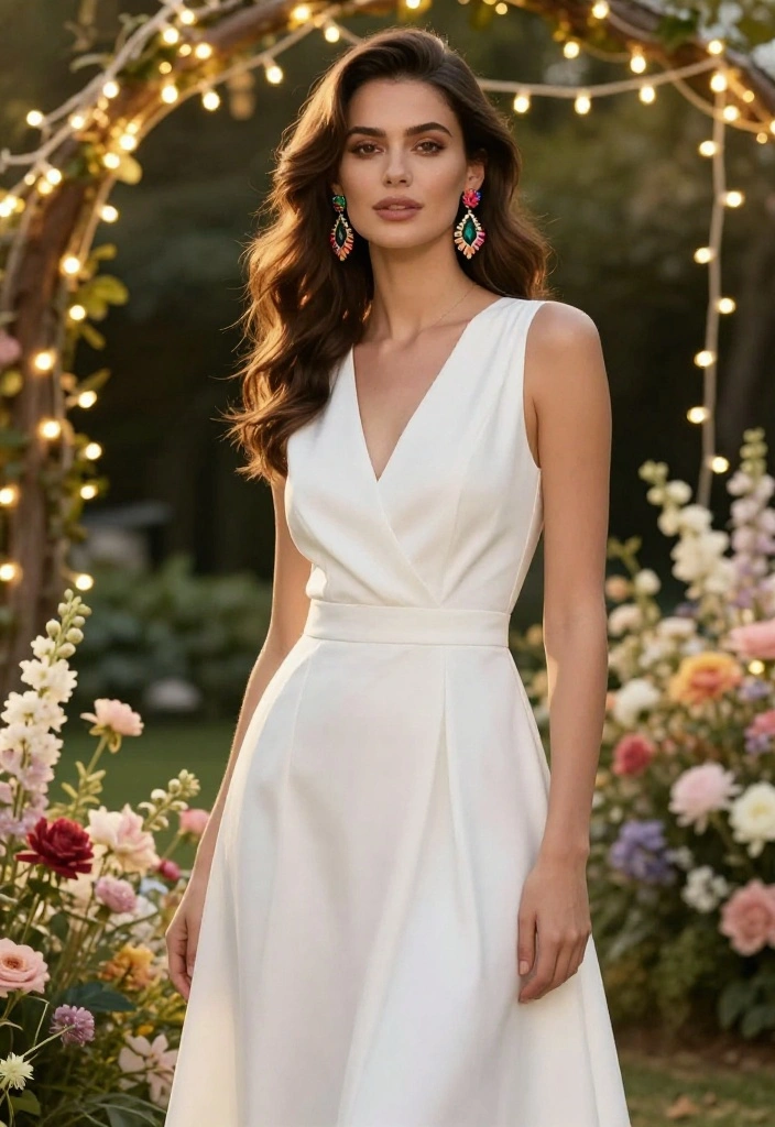 20 Summer Date Night Outfits: Stylish and Romantic Looks for Every Occasion - 19. Classic White Dress 1