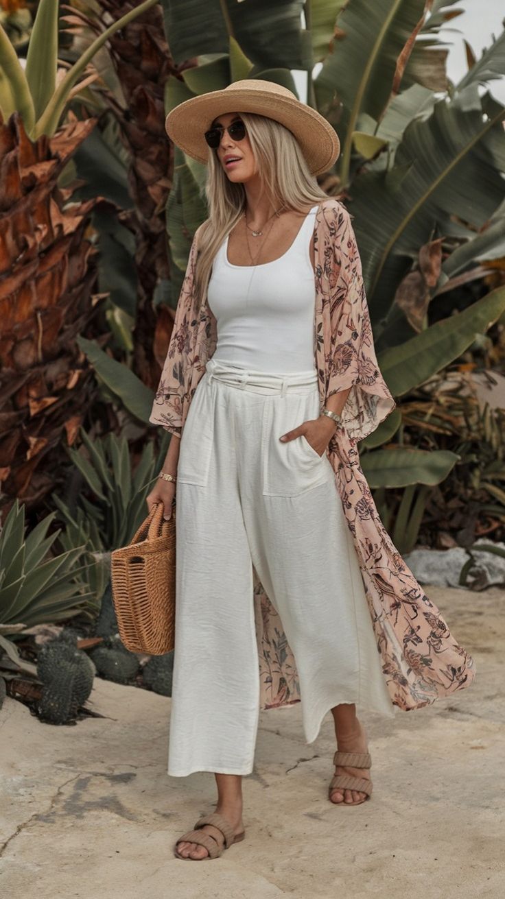 20 Timeless Summer Outfits With Hat That'll Make Heads Turn! - Mixing Casual and Chic 1