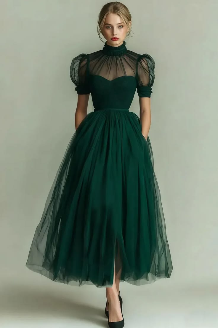 Get Ready for 2026: 20 Fall Wedding Guest Dresses That Are Absolute Showstoppers! - Dramatic Tulle: Channel Your Inner Princess 1