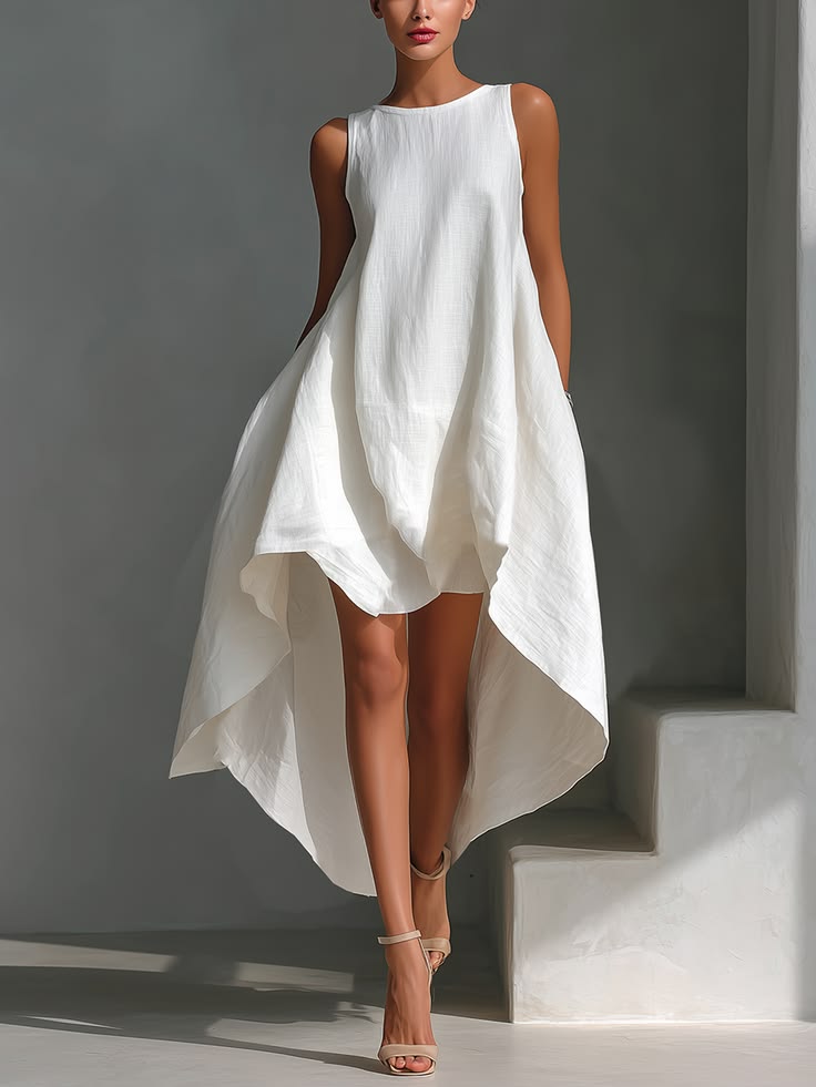 20 Linen Dresses Perfect for Hot Weather - 11. Casual Meets Classy 1