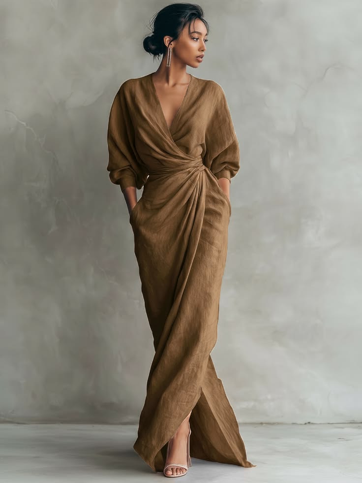 20 Linen Dresses Perfect for Hot Weather - 12. Chic Button-Up Style 1